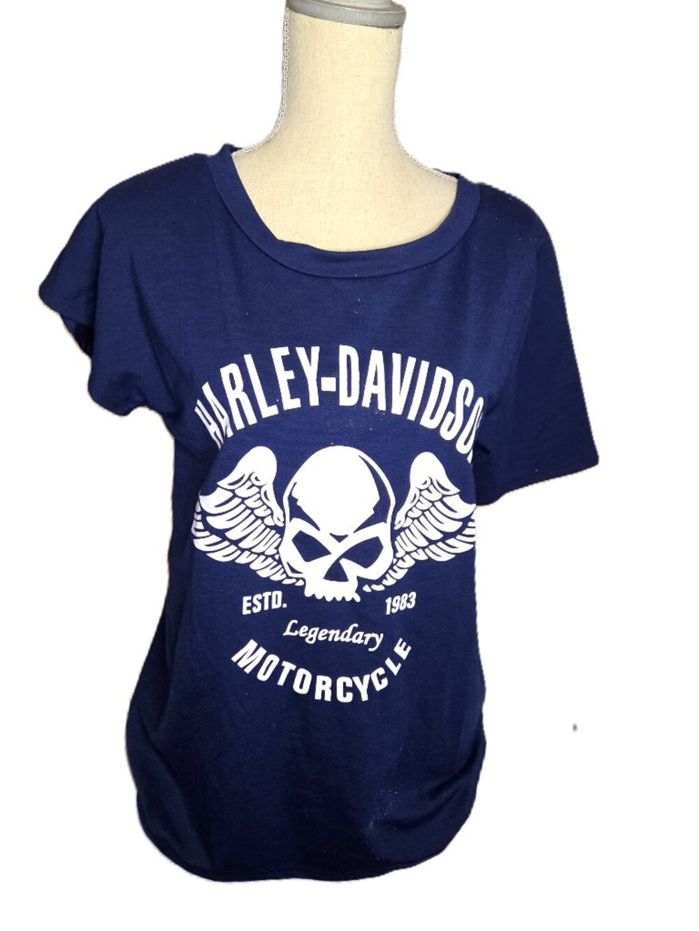 Harley Davidson by Sheilay Women's Medium Graphic Sweatshirt Tee Motorcycle